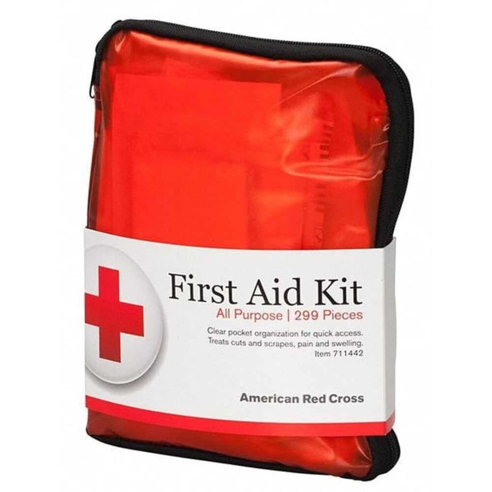 First Aid Kit and Housing, PVC 299 Components, 25 People Served 711442