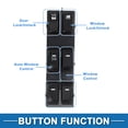 thumbnail image 3 of Interruptor de ventana eléctrica Unique Bargains No.935702S1509P para el lado del conductor delantero izquierdo para Hyundai Tucson 2010-2015 Negro, 3 of 7