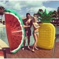 thumbnail image 1 of Avocado Pool Floatie With  for Kids  46.8” x 30.3” Inflatable Avocado Pool Float With Shade  Water Fun Large Blow Up Summer Beach Swimming Floaty Party Lounge Raft, 1 of 7