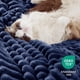 thumbnail image 4 of Manta Bedsure Sherpa para cama doble, 150 x 200 cm, color azul marino, 4 of 6