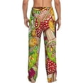 thumbnail image 3 of Haiem Bright Mushrooms Men's Pajama Pants Ultra Lightweight Pjs Bottoms Sleepwear Bottom Pants with Pocket Drawstring-Small, 3 of 9