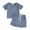 Blue, variant on Bagilaanoe 2pcs Toddler Baby Boy Shorts Set Short Sleeve T Shirt Tops + Shorts 6M 12M 18M 24M 3T 4T Kids Casual Summer Clothes