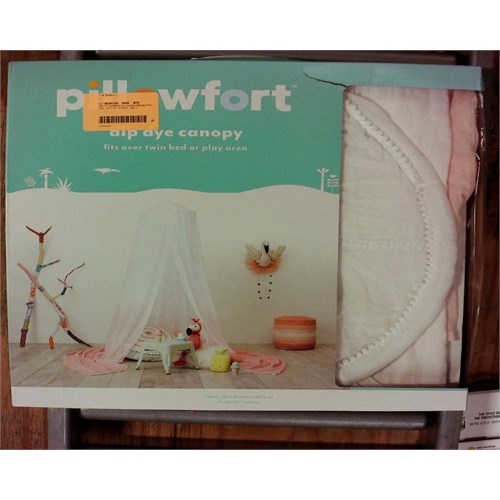 Dip Dye Bed Canopy Pink Pillowfort Brickseek