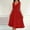Red, variant on TAGOLD Womens Camis Sleeveless Dress Solid Color V Neck Formal Evening Party Summer Wear