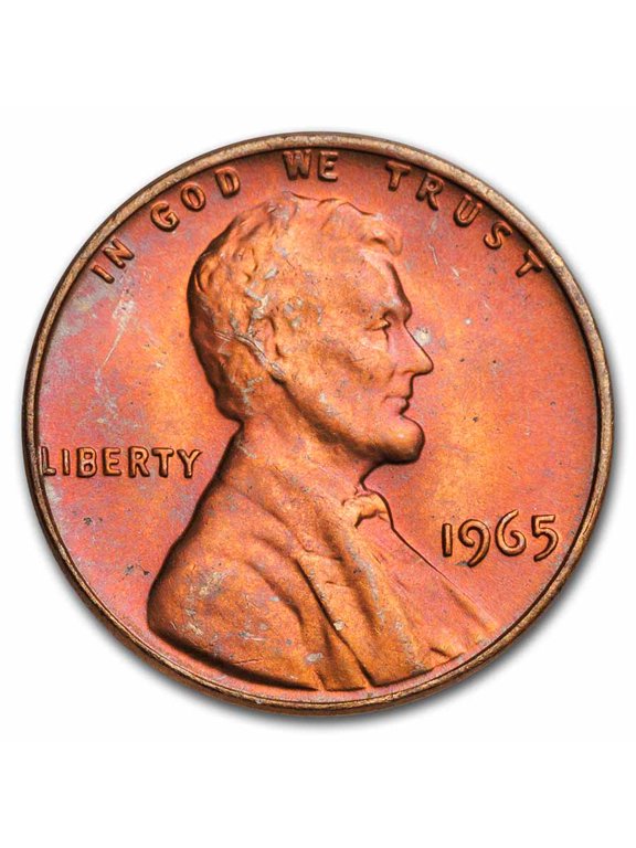 Collectible 1965 Lincoln Cent (SMS)