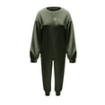 thumbnail image 4 of Scyoekwg Women 2 Piece Outfits Sweatsuit Long Sleeve Sweatshirt Jogger Sweatpant Matching Outfits Two Piece Set Fashion Casual Sweatsuit Tracksuit (Army Green,S), 4 of 6