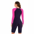 thumbnail image 2 of Traje de surf de manga larga, traje de baño para mujer, traje de baño tipo bóxer, traje de baño de buceo, 2 of 5