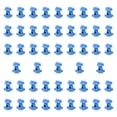 thumbnail image 1 of S SERENABLE 50Pcs Electric Fence Insulators for 9.5mmdiameter Middle Rod Easy to Install DIY Blue, 1 of 9