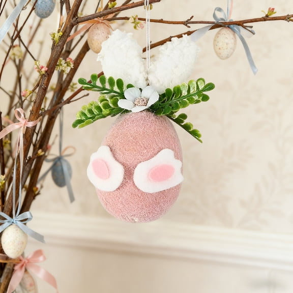 4.72in Simulated Easter Egg Hanging Ornament – Multicolor Pendant for Wall, Door, or Window Spring Decor, Ideal for Easter Parties, Classrooms & Home Displays