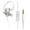 White, variant on Pebbuoy High-Performance In-Ear Wired Headphones with Noise-Cancelling Mic HiFi Sound Comfortable Stage Monitor Earphone