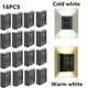 thumbnail image 1 of Lámpara de pared LED Solar impermeable para exteriores, iluminación luminosa arriba y abajo, Sensor, farolas, jardín, balcón, patio, luces de decoración, 1 of 4