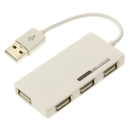 4-port USB 2.0 Pocket Hub, Supports all operatings systems (Windows, Mac, Linux, etc) By