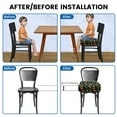 thumbnail image 6 of Dznils Toddler Booster Seat for Dining Table, with Safety Buckles, Non-Slip Bottom, Black Dinosaur, 6 of 13