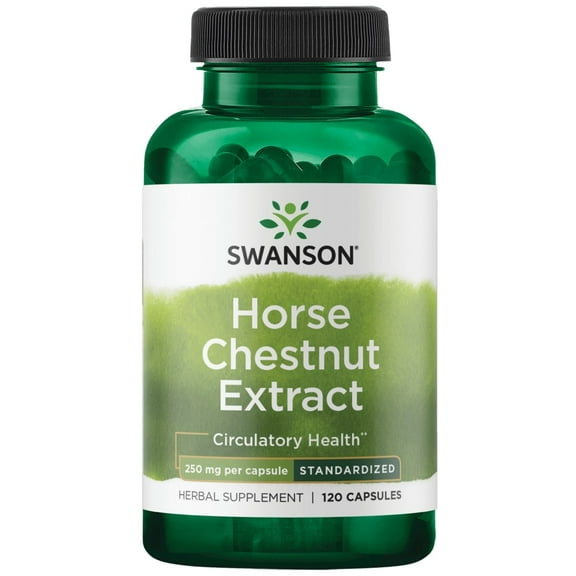 Swanson Horse Chestnut 22% Aescin (Standardized) 250 mg 120 Capsules