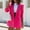 Hot Pink, variant on BLTIBY Womens Blazer Fall Winter Solid Color Casual Cardigan Coat Button Long Sleeve Open Front Blazers Jacket Lightweight Business Work Suit with Pockets Beige L