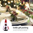 thumbnail image 3 of MasteelfCA 4pcs Christmas Creative Plush Wine Bottle Cover Set Christmas Decor (Red), 3 of 7