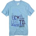 thumbnail image 1 of Ecko Unltd. Camiseta gráfica con cuello en V Hologram Dream para hombre, azul, talla mediana, 1 of 1