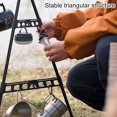 thumbnail image 4 of Mosiee Camping Triangle Hanging Rack Side Buckle Storage Clasp Tableware Rack, 4 of 9