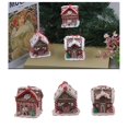 thumbnail image 4 of Monstrate 3X casa de Navidad colgante colgante multicolor colorido atractivo jardín calcomanía multipropósito artesanía DIY Prop Kits de decoración para fiestas, 4 of 6