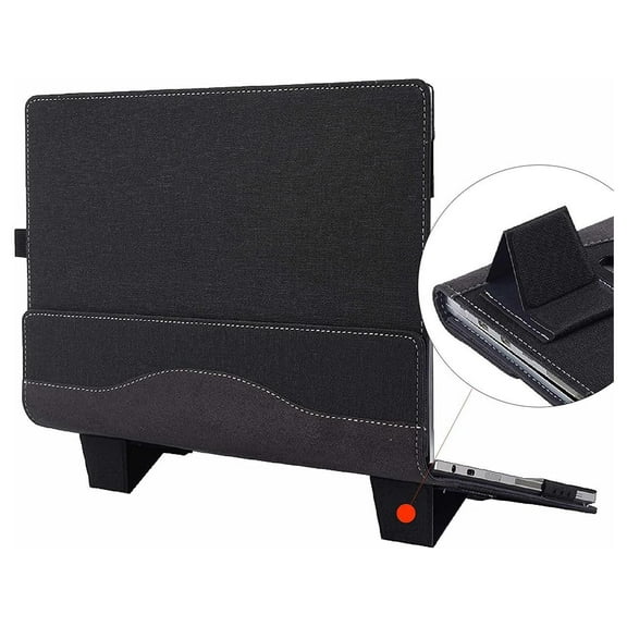 Sleeve Case for Samsung Galaxy Book Flex 13.3 inch NP930QCG / Samsung Galaxy Chromebook 13 XE930QCA - PU Leather Portfolio Book Cover with Stand