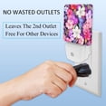 thumbnail image 3 of Minced flower LED Square Night Lights - Modern Design, Energy Efficient Indoor Lighting for Bedrooms, Bathrooms, and Hallways - 200 Characters, 3 of 6