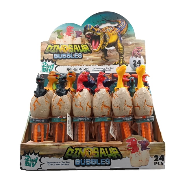 Paquete 24 Burbujas De Dinosaurios DINOSAUR BUBBLES F963