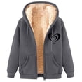 thumbnail image 3 of ZUBMGKTE Sweatshirt for Men Heavyweight Fleece Lined Full Zip Graphic Hooded Cardigan Regular Length Printed Streetwear Casual Open Front Sweatshirt Jacket S-3XL, 3 of 4
