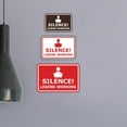 thumbnail image 4 of Classic Framed Silence! Legend Working Sign (Black) - Large, 4 of 5