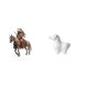thumbnail image 1 of Adorno De Mesa De Porcelana Acrílica Con Forma De Caballo, Figura Decorativa, Escultura De Animal, Impermeable, Regalo, Decoración De Escritorio Para El Hogar, Sala De Estar, Oficina,, 1 of 8