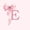 Pink E, variant on meiyoeat pink Initial Letter M Twin Comforter Sets,Dreamy Princess Bow Kids Bedding Set,Pink Reversible,2pcs,1 Comforter and 1 Pillowcase