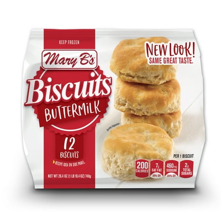 Mary B's Buttermilk Biscuits, 26.4 oz, 12 Count (Frozen)