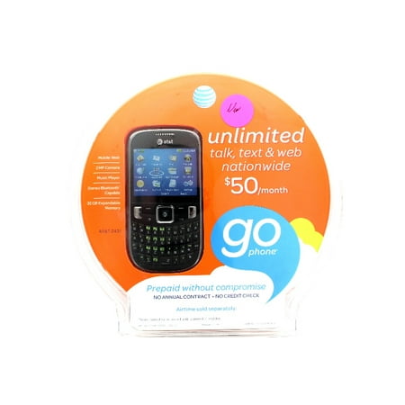 AT&T GoPhone Z431 Prepaid Cell Phone, Black