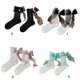 thumbnail image 3 of White 3 Jk Socks Jk Stocking Medias sueltas Calcetines Lolita Calcetín holgado hueco, 3 of 5