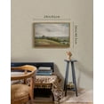 thumbnail image 4 of Drsoum 16x24in Landscape Canvas Vintage Classical Framed Paints White Clouds Over Vast Grassland Room Decor - Natural Framed, 4 of 6