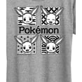 thumbnail image 3 of Pokémon - Wagara Grid Eevee  - Women's Short Sleeve Graphic T-Shirt, 3 of 5