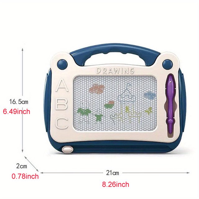 Reusable Children Magnetic Color Drawing Board For Kindergarten Learning To Draw And Paint Doodles, Esay To Carry