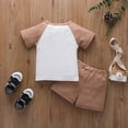 thumbnail image 2 of URMAGIC 2PCS Toddler Baby Boys Mama's Boy Short Sleeve Tshirt Shorts Summer Outfits, 2 of 7