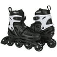 thumbnail image 6 of Awaken Adjustable Size Inline Roller Skates Kids Youth Boys Girls Youth (Youth 4- Kids 6, Black), 6 of 8