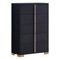 thumbnail image 2 of Marceline 5-drawer Chest Black, 2 of 5
