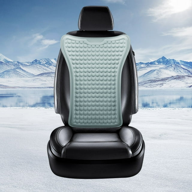 Car Seat Backrest Mat Seat Back Cover, Car Ventilation Breathable Seat Backrest-Experience Ultimate Comfort With Soft Ventilated Car Seat Backrest Available For Office Home Use,Light Green