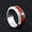 6, variant on Men's Women's Wood Inlay Spinner Wedding Ring Titanium Fashion Wedding Band Ring-14