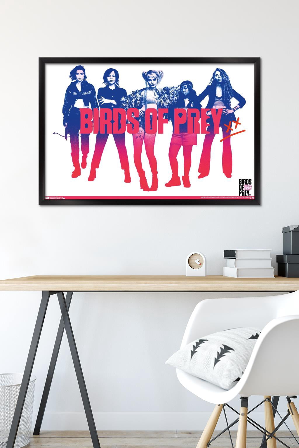 DC Comics Movie - Birds of Prey - Group Wall Poster, 22.375" x 34", Framed