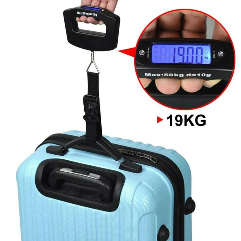 Luggage Weight Scale 12/50kg Handheld Digital Portable Travel Scale Hook  Scale