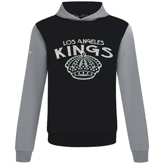 Men's Levelwear  Black/Gray Los Angeles Kings Ultimate Mission Pullover Hoodie