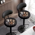 thumbnail image 2 of SEANATIVE Desert Horse Round Stool Cover 2 Piece Bar Stool Seat Covers 13"-15" Cushioned Stool Seat Cushion Insert Outdoor Home Decor Size M, 2 of 7
