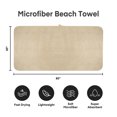 thumbnail image 7 of JML 2-Pieces Coral Fleece Large Bath Towel Set For Bathroom, Quick Dry Ultra Absorbent 40"x80", 7 of 7