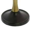 thumbnail image 2 of Benzara Candle Holder with Turned Post, Medium, Brass and Bronze, 2 of 3