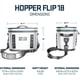 thumbnail image 4 of Nevera blanda portátil YETI Hopper Flip 18 Classic Navy, 4 of 9
