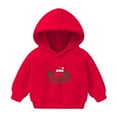 thumbnail image 2 of Herrnalise Toddler Boys Christmas Sweatshirts Hoodies Christmas Prints Pullover Tops Kids Hooded Sweaters Xmas Outerwear, 2 of 7