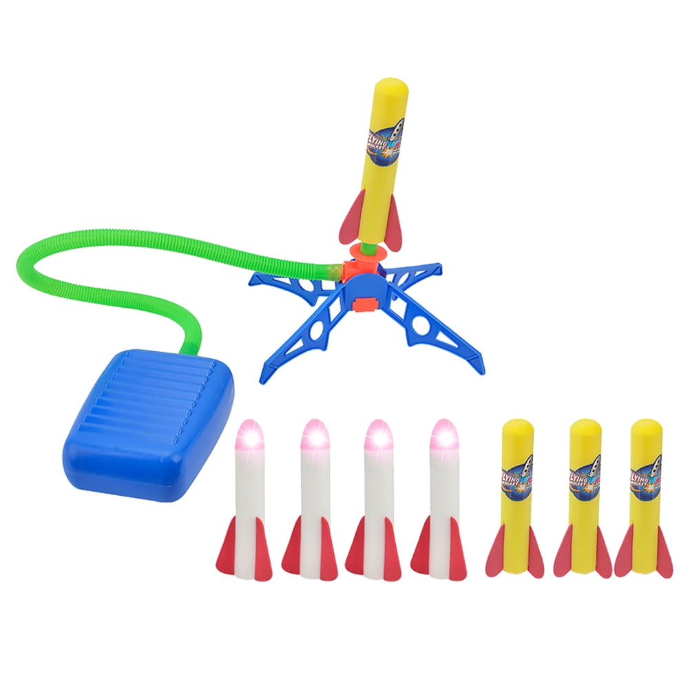 1 Set Rockets Launchers Rockets Toys Space Rockets Launcher (Assorted